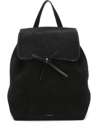 Женский черный замшевый рюкзак от Mansur Gavriel