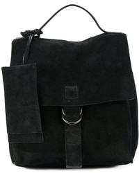 Женский черный замшевый рюкзак от Marsèll