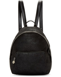 Женский черный замшевый рюкзак от Stella McCartney