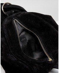 Женский черный замшевый рюкзак от Asos