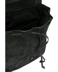 Женский черный замшевый рюкзак от Marsèll