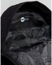Женский черный замшевый стеганый рюкзак от Mi-pac
