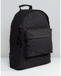 Женский черный замшевый стеганый рюкзак от Mi-pac