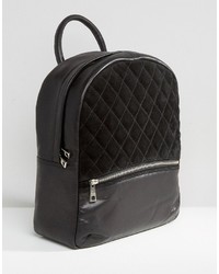 Женский черный замшевый стеганый рюкзак от Urban Code