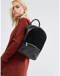 Женский черный замшевый стеганый рюкзак от Urban Code