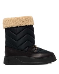 Мужской черный зимние ботинки из плотной ткани от Gucci