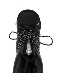 Мужской черный зимние ботинки из плотной ткани от Sacai