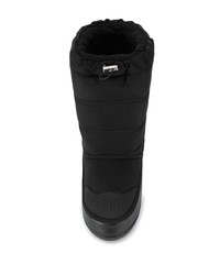 Мужской черный зимние ботинки с принтом от DSQUARED2