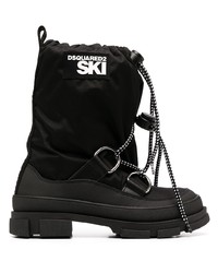 Мужской черный зимние ботинки от DSQUARED2