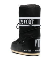 Мужской черный зимние ботинки от Moon Boot