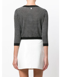 Женский черный кардиган в горошек от Twin-Set