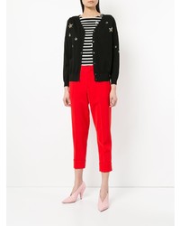 Женский черный кардиган с вышивкой от GUILD PRIME