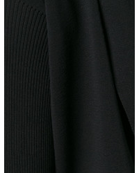 Женский черный кардиган с отложным воротником от Rick Owens