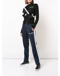 Женский черный кардиган с принтом от Palm Angels