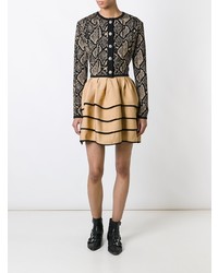 Женский черный кардиган с принтом от Fausto Puglisi