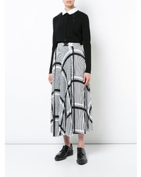 Женский черный кардиган с украшением от Simone Rocha