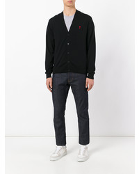 Мужской черный кардиган от AMI Alexandre Mattiussi