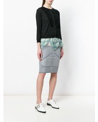 Женский черный кардиган от Prada