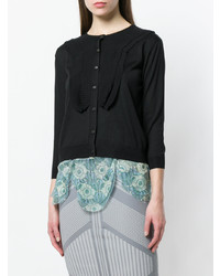 Женский черный кардиган от Prada