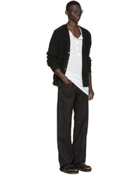 Мужской черный кардиган от Pierre Balmain