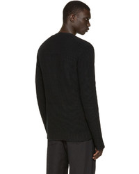 Мужской черный кардиган от Pierre Balmain