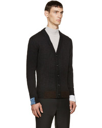 Мужской черный кардиган от Raf Simons