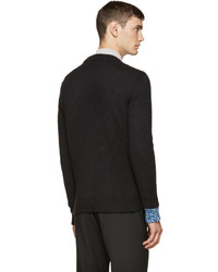 Мужской черный кардиган от Raf Simons