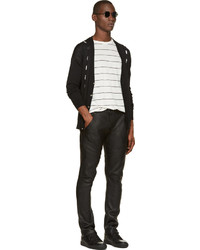 Мужской черный кардиган от Versus