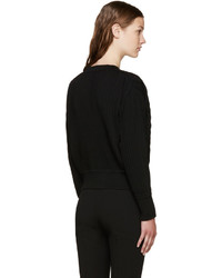 Женский черный кардиган от Loewe