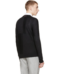 Мужской черный кардиган от Moncler Gamme Bleu