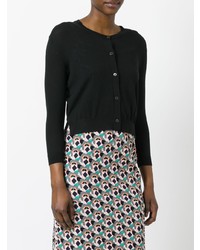 Женский черный кардиган от Prada