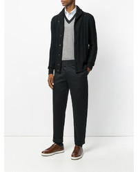 Мужской черный кардиган от Brioni