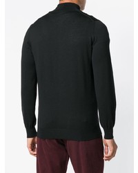 Мужской черный кардиган от Dell'oglio