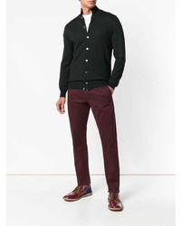 Мужской черный кардиган от Dell'oglio