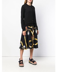 Женский черный кардиган от Marni