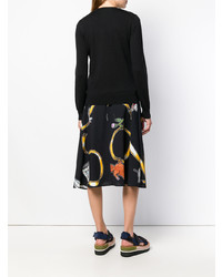 Женский черный кардиган от Marni