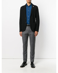 Мужской черный кардиган от Lardini