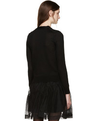 Женский черный кардиган от Comme des Garcons