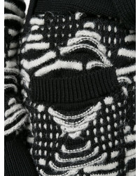 Мужской черный кардиган от Laneus