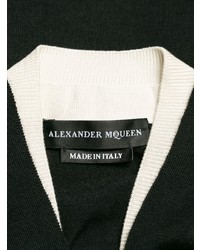 Мужской черный кардиган от Alexander McQueen