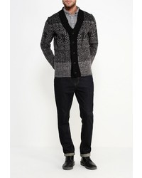 Мужской черный кардиган от Deblasio