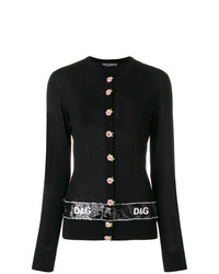 Женский черный кардиган от Dolce & Gabbana
