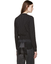Женский черный кардиган от Maison Margiela