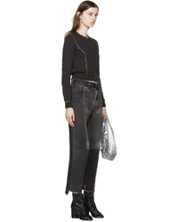 Женский черный кардиган от Maison Margiela