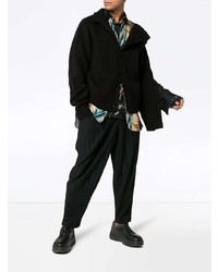 Мужской черный кардиган от Yohji Yamamoto