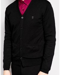 Мужской черный кардиган от Peter Werth