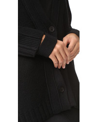 Женский черный кардиган от Herve Leger