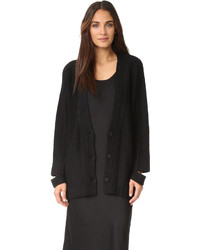 Женский черный кардиган от Herve Leger