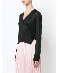 Женский черный кардиган от Rochas