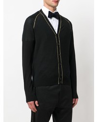 Мужской черный кардиган от DSQUARED2